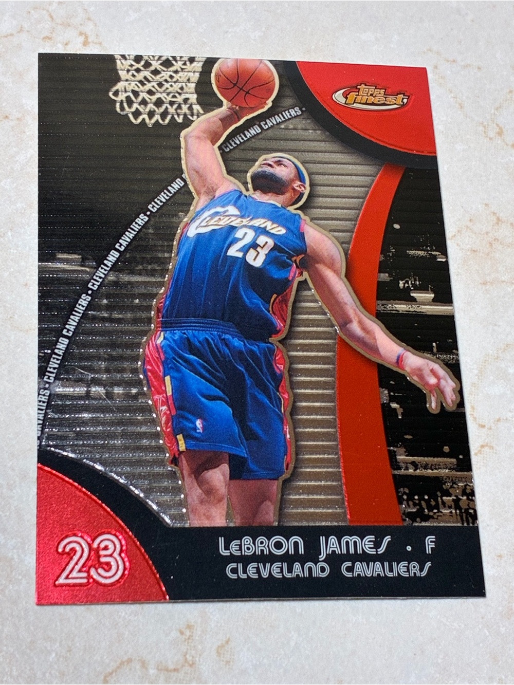 LeBron James 2007-08 Topps Finest Basketball Card #40 - Picture 1 of 6